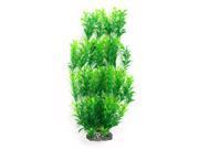 Emulational Aquascaping Decorative Green Plastic Water Plant for Fish Tank