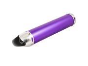 Unique Bargains Universal Motorcycle 22mm Inlet Dia Shark Mouth Exhaust Pipe Muffler Purple