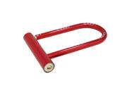Unique Bargains Durable U Shaped Alloy Metal Bicycle Motorcycle Security Safeguard Lock w 2 keys