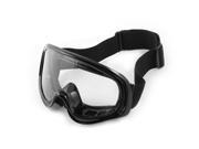Unique Bargains Black Anti Dust Fog Full Frame Motorcycle Safety Ski Sports Goggles Eyewear