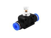 Unique Bargains Push in to Connect Inline Air Fitting Pneumatic Speed Flow Control Valve 4 mm OD