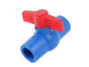 Unique Bargains 20mm to 20mm Handle Full Port Pipe Connector Adapter U PVC Ball Valve