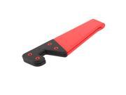 Unique Bargains Portable Plastic Foldable Stand Holder Bracket Red for Mobile Phone