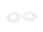 25mm Silicone Gasket 2pcs for 1.5 Tri Clamp Sanitary Pipe Fittings Ferrules
