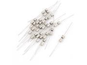 20pcs AC 250V 500mA 4x11mm Fast blow Acting Axial Lead Glass Fuse Tube