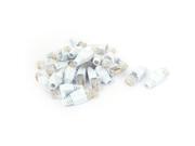 26pcs 8P8C RJ45 Modular Network Cable Connector Plug White Gold Plated