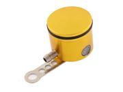 Unique Bargains Motorcycle Alloy Cylindroid Front Pump Cistern Brake Oil Cup Gold Tone