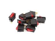 10 Pieces KCD3 2Position 3Pin SPST On Off Red Light Rocker Switch AC 250V 15A