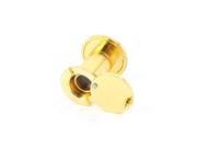 Home Security Gold Tone Metal 180 Degree Viewing Angle Door View Peephole