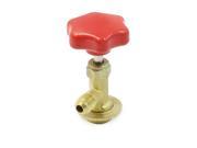 Unique Bargains Red Rotating Control Valve Brass Thread R134 Refrigerant Can Opener CT 339