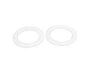38mm PTFE Gasket 2pcs for 1.5 Tri Clamp Sanitary Pipe Fittings Ferrules