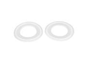 32mm Silicone Gasket 2pcs for 1.5 Tri Clamp Sanitary Pipe Fittings Ferrules