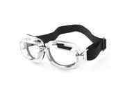 Unique Bargains Women Men Chrome Plated Full Frame Foldable Protective Glasses Ski Skate Goggles