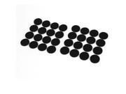 Unique Bargains 32pcs 18mm Round Felt Pads Furniture Floor Self Adhesive Scratch Protection Mats