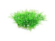 Unique Bargains 10pcs Plastic Green Grass Fish Tank Ornament Plant Decor Dhovy