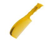 Unique Bargains 2mm Teeth Pitch Antislip Handgrip Yellow Plastic Hair Comb