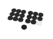 Self adhesive Round Furniture Protection Cushion Pads Mat 18 Pcs Black