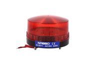 Industrial AC 220V Mini Red LED Warning Light Flashing Signal Tower Lamp N 3071