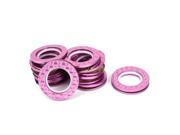 Unique Bargains 10pcs Fuchsia Plastic 43mm Inner Dia Roman Blind Window Curtain Rings