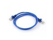 3.3ft 1M CAT5 CAT5E RJ45 8P8C LAN Network Blue Cable for Ethernet Router Switch