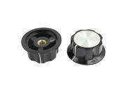 2pcs Adjusting Turn 18mm Top MF A05 Rotary Knobs for 6mm Dia Shaft Potentiometer