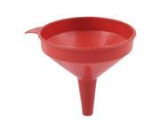 Lab Chemistry Filtering Tool Plastic Filter Funnel 11.5cm Mouth Dia Red