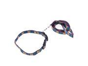 Unique Bargains Release Buckle Adjustable Colorful Pet Dog Leash Collar Set 46.9 Long