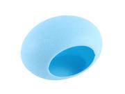 Unique Bargains Plastic Egg Nest Shaped Washable Portable Comfortable Hamster House Blue