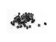 Unique Bargains 50 Pcs DIP 2 Pin Momentary Push Button Tactile Tact Switches 6 x 6 x 5mm