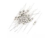 20pcs AC 250V 2A 4x11mm Fast blow Acting Axial Lead Glass Fuse Tube