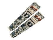 1 Pair Summer Outdoor Mermaid Print Sun Protection Tattoo Arm Sleeves Colorful