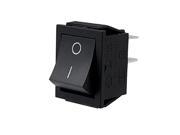 AC 250V 16A 4 Pin DPST ON OFF 2 Position Snap in Boat Rocker Switch Black Button