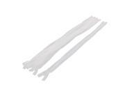 Dress Pants Closed End Nylon Zippers Tailor Sewing Craft Tool White 40cm 10 Pcs