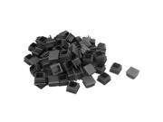 100pcs 20mm Box Section Plastic Blanking End Caps Square Tube Plug Bung Insert