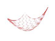 Unique Bargains Garden Nylon Swing Hang Net Sleeping Bed Mesh Hammock Red Pink 213cm x 96cm