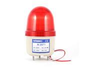 Unique Bargains Industrial DC 24V Mini Red LED Flashing Warning Light Signal Tower Lamp N 2071