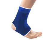 Unique Bargains Open Heel Feet Ankle Compression Sleeve Support Ankle Braces Unisex