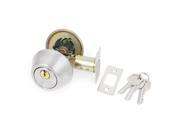 Unique Bargains Home Pannel Mounted Stainless Steel Door Locker Key Lockable Lock Parts
