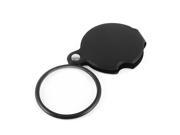 Unique Bargains 5X Black Plastic Frame Rotatable 55mm Diameter Lens Magnifying Glass Magnifier