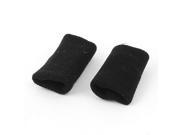 Unique Bargains 10Pcs Black Elastic Volleyball Basketball Finger Sleeves Protector Finger Pads Support