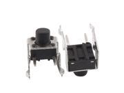 Unique Bargains 20 x Right Angle Momentary Tact Tactile Push Button Switch Non Lock 6x6x6.5mm