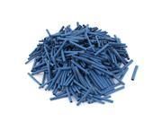 600Pcs 2mm 2.5mm 3mm 2 1 Heat Shrink Tube Sleeving Wrap Wire Kit 3 Sizes Blue