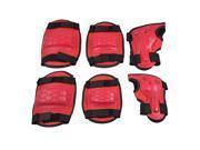 6 in 1 Kids Palm Wrist Guard Elbow Knee Safety Protector Pad Set Gear