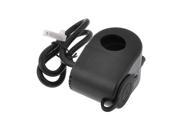 Unique Bargains DC 12V Car Motorcycle Motorbike Cigarette Lighter Socket Power Outlet Black