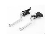 Unique Bargains 2 Pcs Pro Aluminum Alloy Adjustable Motorcycle Brake Levers