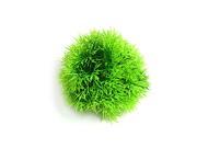 Unique Bargains 3.7 Dia Ball Shape Green Plastic Grass for Aquarium