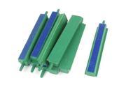 Unique Bargains 10 Pcs Aquarium Green Blue 2 mm Outlet Connector Diameter Air Stone Bar