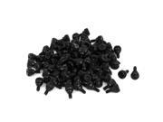 Unique Bargains 100 Pcs 6 32x6mm Desktop Computer PC Case Chassis Thumb Screws Black