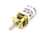 Unique Bargains 12mm DC 3V 50RPM Speed Reducing Electric Geared Gear Box Mini Motor New