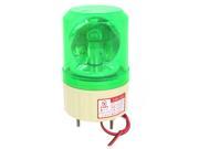 Unique Bargains DC 24V Buzzer Sound Rotating Industrial Signal Warning Lamp Green